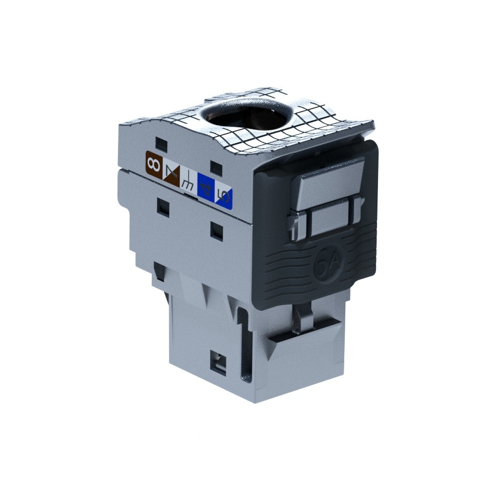 Legrand - Connecteur RJ45 Cat.6A STP Linkeo C anthracite