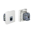 Legrand - Linkeo C - Plastron 2 modules 1P + RJ45 Cat.6A STP