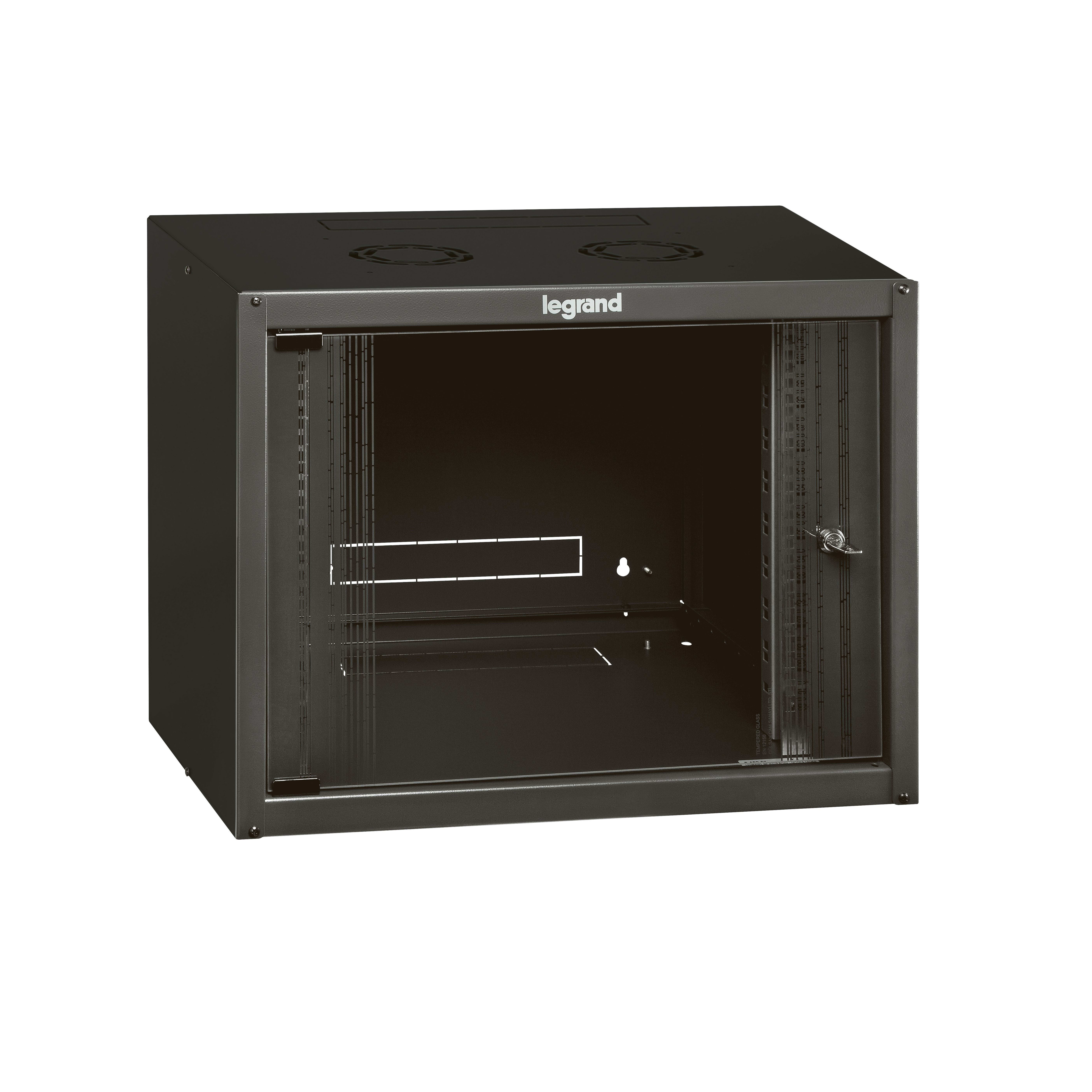 Legrand - Coffret fixe 19pouces livré monté Linkeo capacité 12U - 625x600x450mm