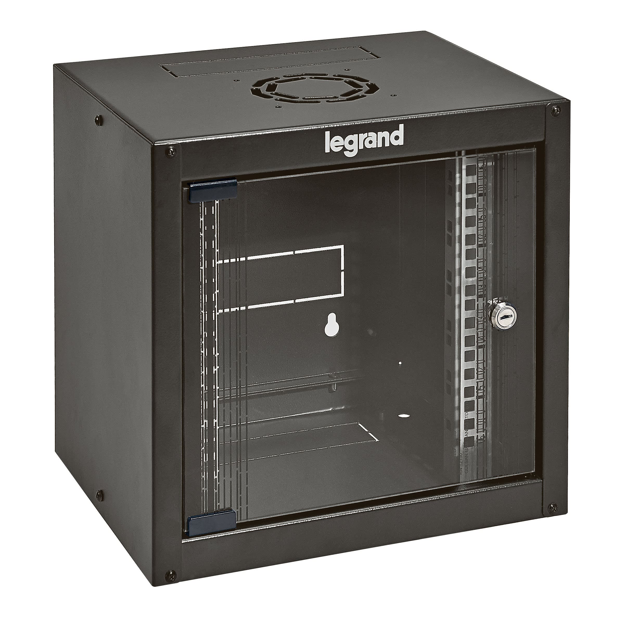 Legrand - Coffret fixe 10pouces livre monte Linkeo capacite 6U dimensions 359x370x300mm