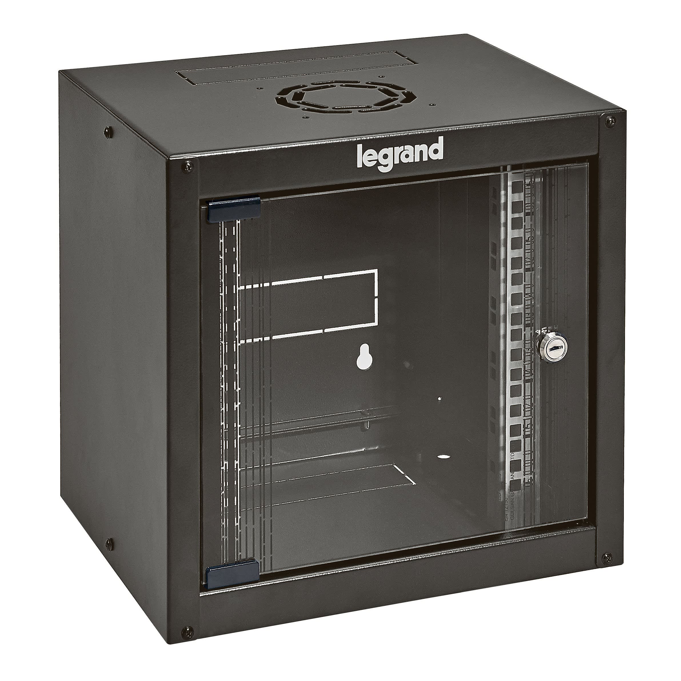 Legrand - Coffret fixe 10pouces livré monté Linkeo capacité 6U dimensions 359x370x300mm