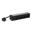 Legrand - PDU 10pouces 1U LCS3 fixation sans vis équipé : 4x2P+T inclinées 55° + cordon 1m