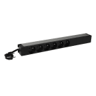 Legrand - PDU standard 19pouces 1U LCS3 6x2P+T et cordon 3m avec fiche 2P+T 16A