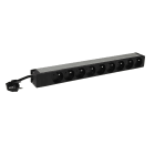 Legrand - PDU 19pouces 1U LCS² voyant témoin tension 9x2P+T -cordon 3m avec fiche 2P+T 16A