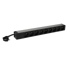 Legrand - PDU 19pouces 1U LCS² voyant témoin tension 9x2P+T -cordon 3m avec fiche 2P+T 16A