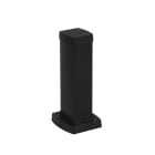 Legrand - Colonnette clippage direct 1 compart 2 faces h.0,30m couv PVC corps en alu noir