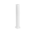 Legrand - Colonnette clippage direct 1 compart 2 faces h. 0,68m couv PVC corps alu - blanc