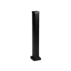 Legrand - Colonnette clippage direct 1 compart 2 faces h. 0,68m couv PVC corps alu - noir