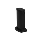 Legrand - Colonnette clippage direct 2 compart h. 0,30m couvercle PVC corps en alu - noir