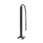 Legrand - Colonne mobile clippage direct 2 compart h. 2m couvercle PVC et corps alu - noir