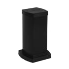 Legrand - Colonnette clippage direct 4 compart h. 0,30m couvercle PVC - corps alu - noir