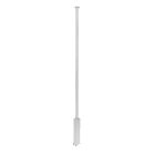 Legrand - Colonne clippage direct 4 compart h. 3,35m couvercle PVC et corps en alu - blanc