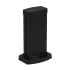 Legrand - Colonnette universelle 1 compart hauteur 0,30m couvercle et corps en alu - noir