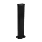Legrand - Colonnette universelle 1 compart hauteur 0,68m couvercle et corps en alu - noir