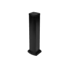 Legrand - Colonnette universelle 2 compart hauteur 0,68m couvercle et corps en alu - noir