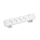Legrand - Bloc Bureau 4x2P+T F/B avec inter à raccorder - Blanc