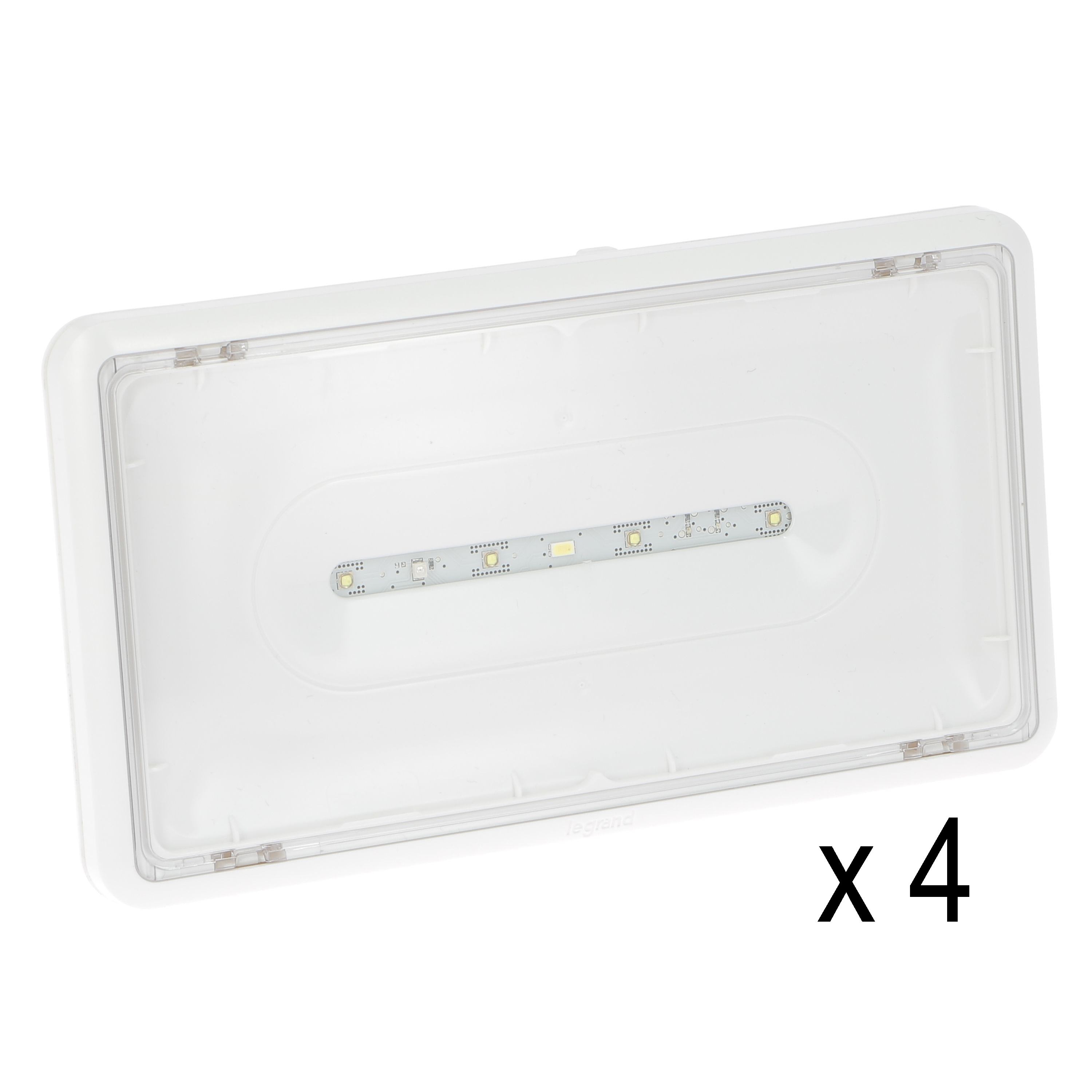 Legrand - Lot de 4 BAES Ambiance 062565 connectés reconditionnés avec patère ap. 2019