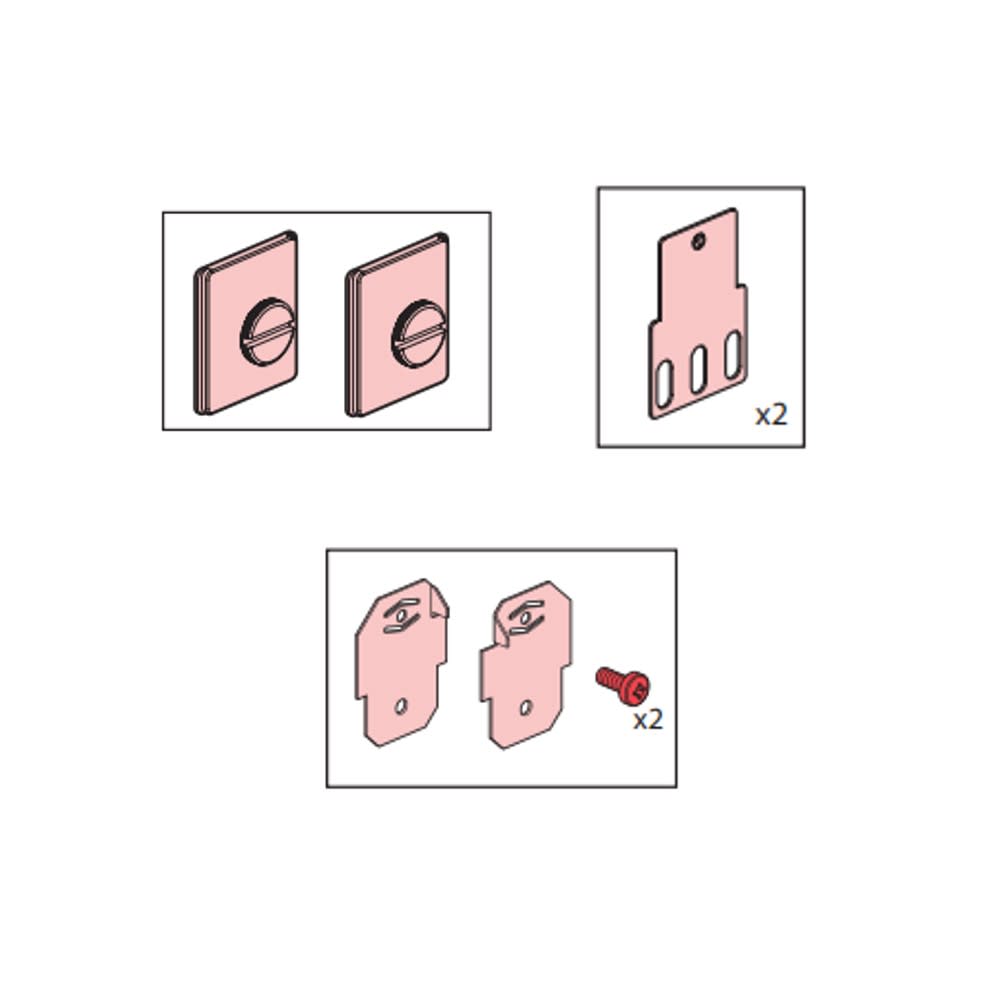 Legrand - Jeu de 3 fixations Zero-U pour PDU verticaux