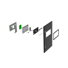 Legrand - Sous-ensemble kit écran borne Green'Up pour recharge 1 véhicule électrique
