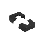 Legrand - Chapeau compatible Ovaline colonnette 1 compartiment 45mm - noir