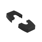 Legrand - Chapeau compatible Ovaline colonnette 2x45mm ou 1x80mm - noir