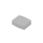 Legrand - Chapeau pour colonnette 1 compartiment 45mm - gris