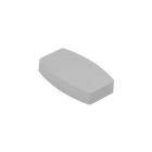 Legrand - Chapeau pour colonnette 2 compartiments 45mm ou 1 compartiment 80mm - gris