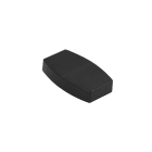 Legrand - Chapeau pour colonnette 2 compartiments 45mm ou 1 compartiment 80mm - noir