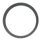 Legrand - Bague taille 1 standard pour hublots Chartres - anthracite