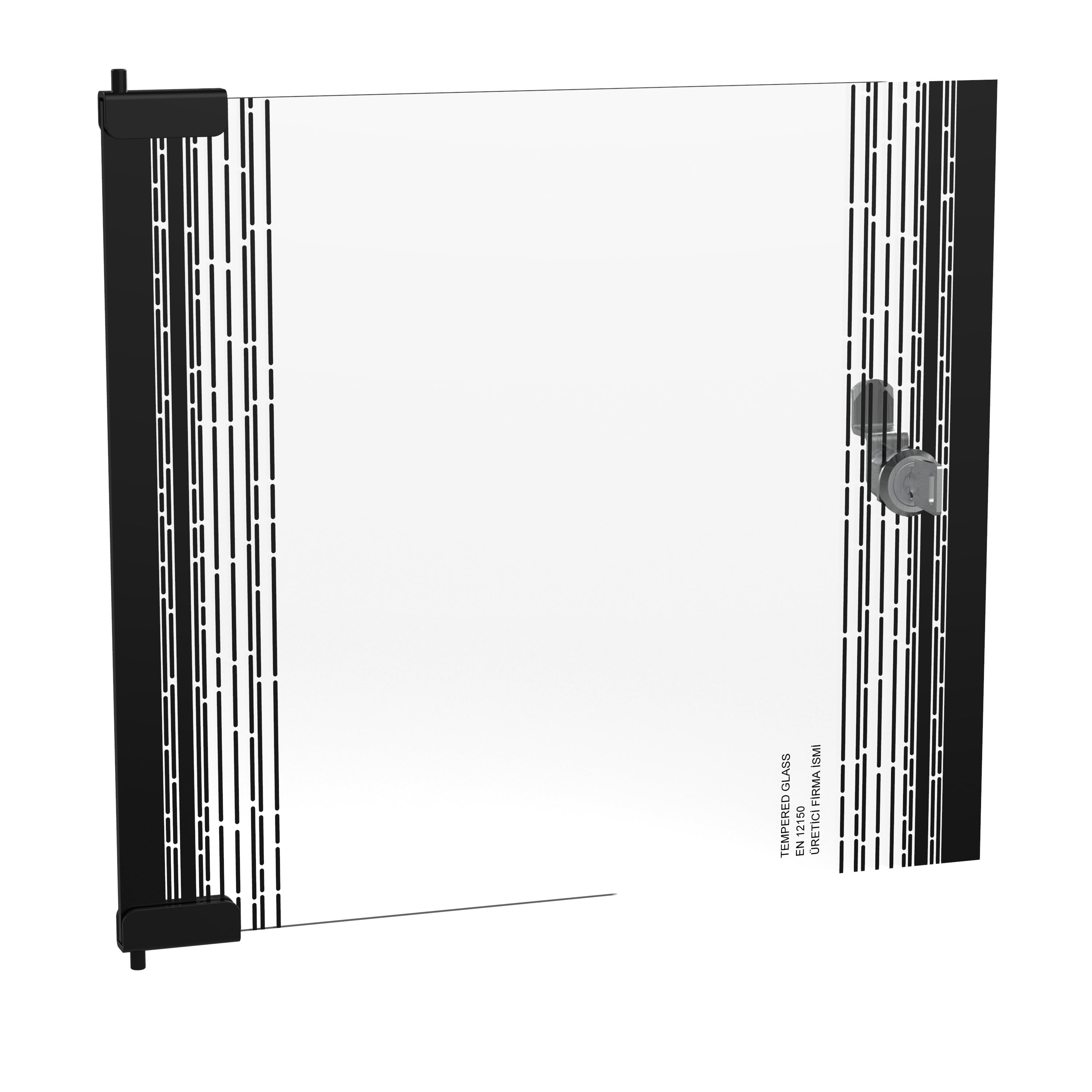 Legrand - Porte en verre complète pour coffret Linkeo 10pouces 6U RAL7016