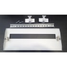 Legrand - Kit modulaire métal - plaque frontale 200mm - rail intégré - montage facile