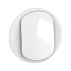 Legrand - Enjoliveur inter ou va-et-vient Céliane - Blanc Antimicrobien