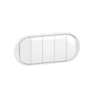 Legrand - Enjoliveur 5 commandes compactes Céliane - Blanc