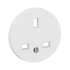 Legrand - Enjoliveur prise 2P+T Standard Britannique Céliane - Blanc