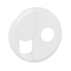 Legrand - Enjoliveur prise TV + prise RJ45 Céliane - Blanc