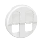 Legrand - Enjoliveur prise double RJ45 Céliane - Blanc