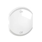 Legrand - Enjoliveur Céliane MyHome marquage ON/OFF - 2 modules Blanc