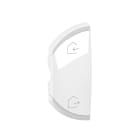 Legrand - Enjoliveur Céliane MyHome marquage Départ/Arrivée - 1 module gauche Blanc