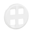 Legrand - Enjoliveur prise quadruple RJ45 Céliane - Blanc