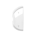Legrand - Enjoliveur Céliane MyHome marquage scénario 1-2 - 1 module gauche Blanc