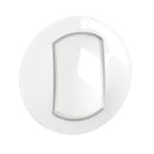 Legrand - Enjoliveur inter ou va-et-vient avec porte-étiquette Céliane - Blanc IP44