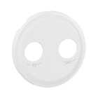Legrand - Enjoliveur prise TV-R-SAT DAB+ Céliane - Blanc Antimicrobien