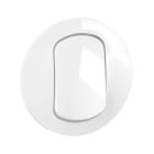 Legrand - Enjoliveur interrupteur et ou va-et-vient Céliane - Blanc IP44