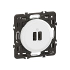 Legrand - Prise USB Céliane Type-A + Type-C 15W - bornes à vis - prémonté Blanc