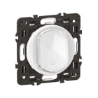 Legrand - Poussoir inverseur Céliane avec porte-étiquette - NO+NF 6A - prémonté Blanc