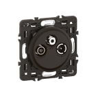 Legrand - Prise télévision sorties multiples Céliane TV-R-SAT DAB+ - prémonté Noir