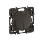 Legrand - Double interrupteur ou va-et-vient 10AX Céliane - prémonté Noir