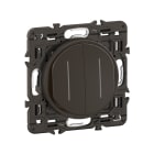 Legrand - Double inter ou va-et-vient témoin 10A (voyant fourni) Céliane - prémonté Noir