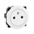 Legrand - Prise 2P+T Surface Confort Céliane avec enjoliveur Blanc format Dépôt