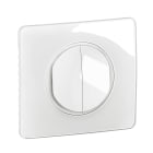 Legrand - Double interrupteur lumineux Céliane 10AX complet Blanc